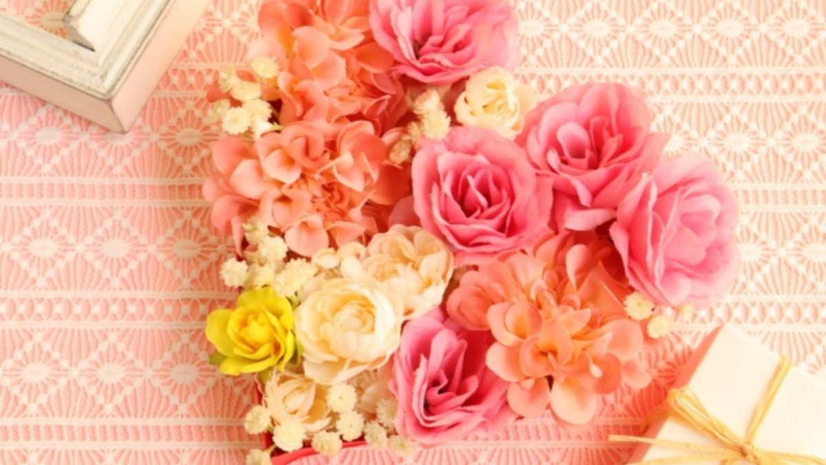 ハートの花束